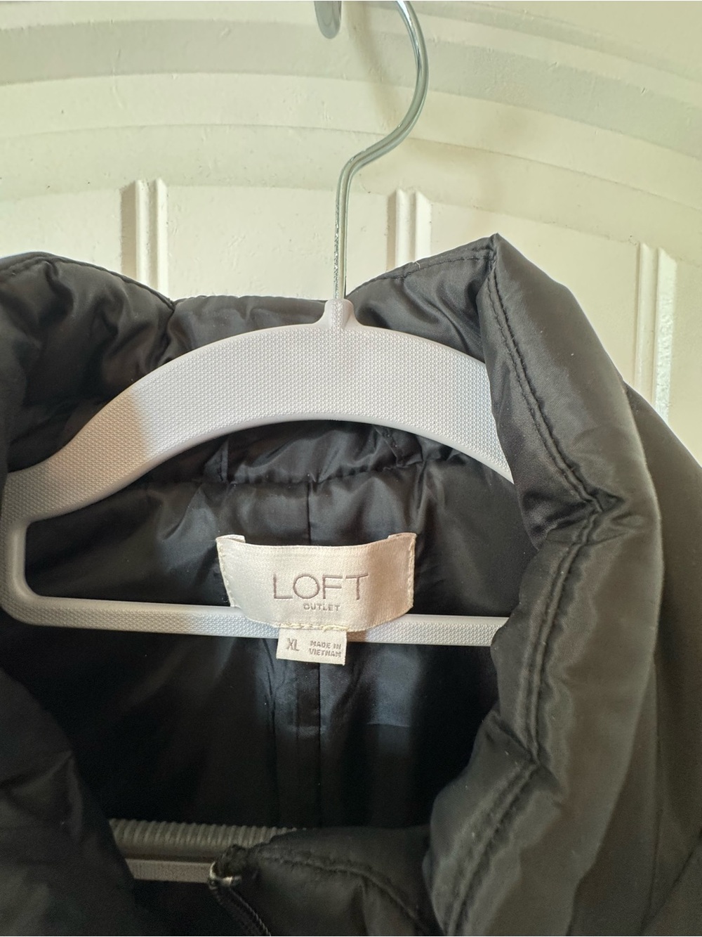 LOFT Black Puffer vest